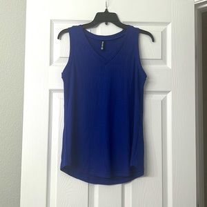 IWOLLENCE Womens Waffle Knit V Neck Tank Top